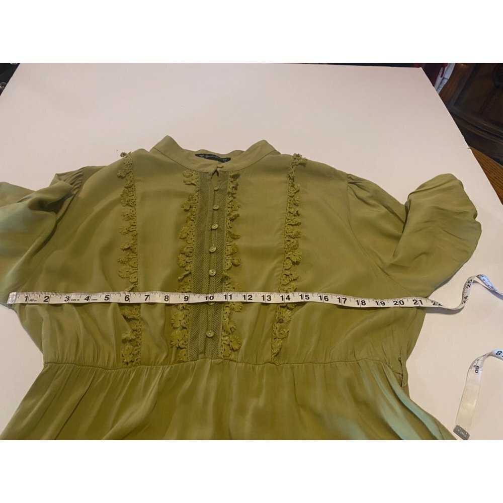 Simplee Plus Boho Short Ruffled Dress, Size 1XL - Picture 6 of 11